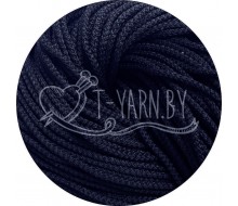 Полиэфирный шнур с сердечником, цвет Чернильный, 3мм, 200м, пасма